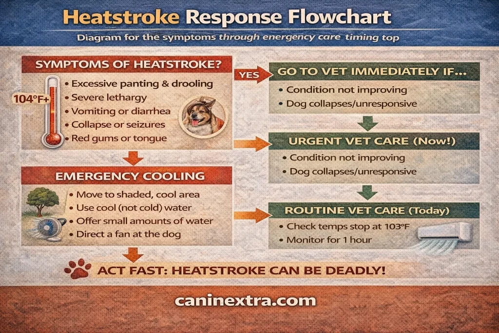 Heatstroke Response Flowchart