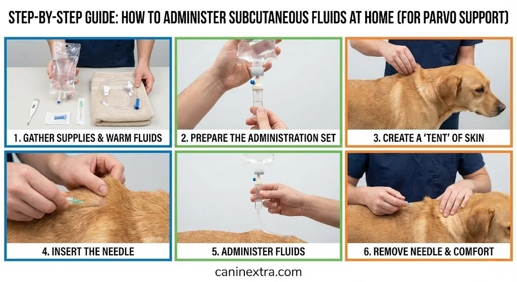 How To Administer Subcutaneous Fluids at Home