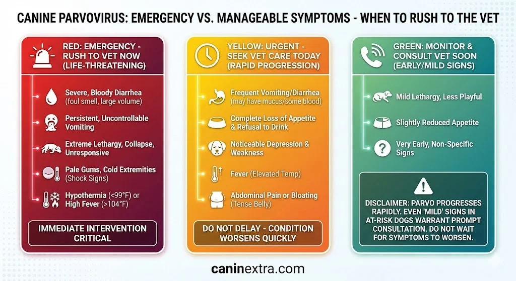 Parvo Virus Emergency vs. Manageable Symptoms When To Rush to the Vet