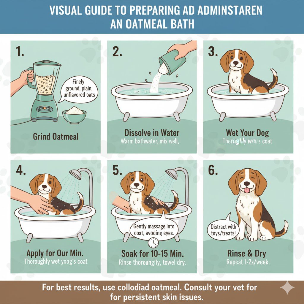 How to Preparing and Administering an Oatmeal Bath