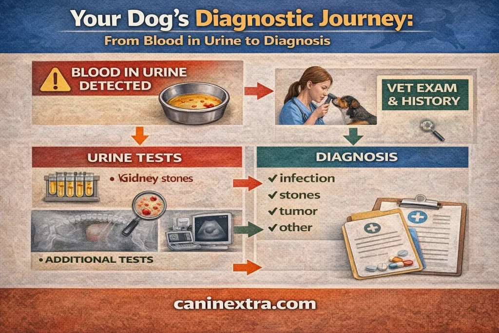 Your Dog's Diagnostic Journey From Blood in Urine to Diagnosis